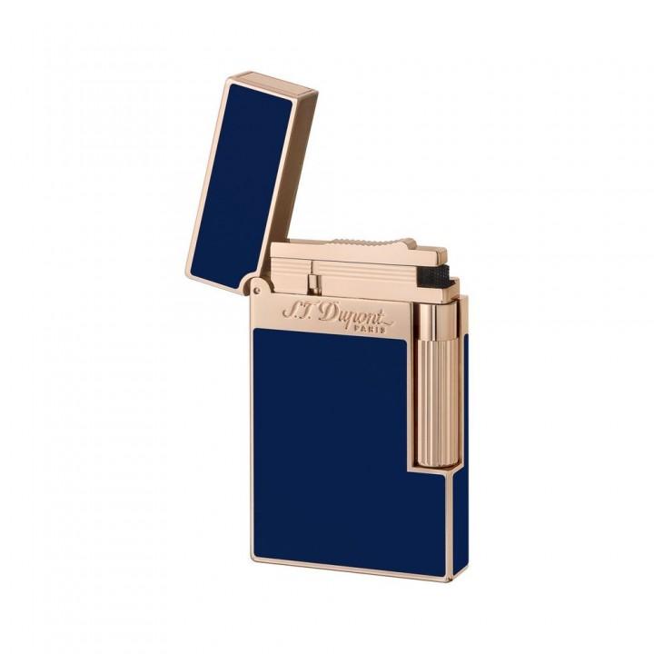 S.T. Dupont Ligne 2 Lighter Blue Chinese lacquer, Cigar corner S.T