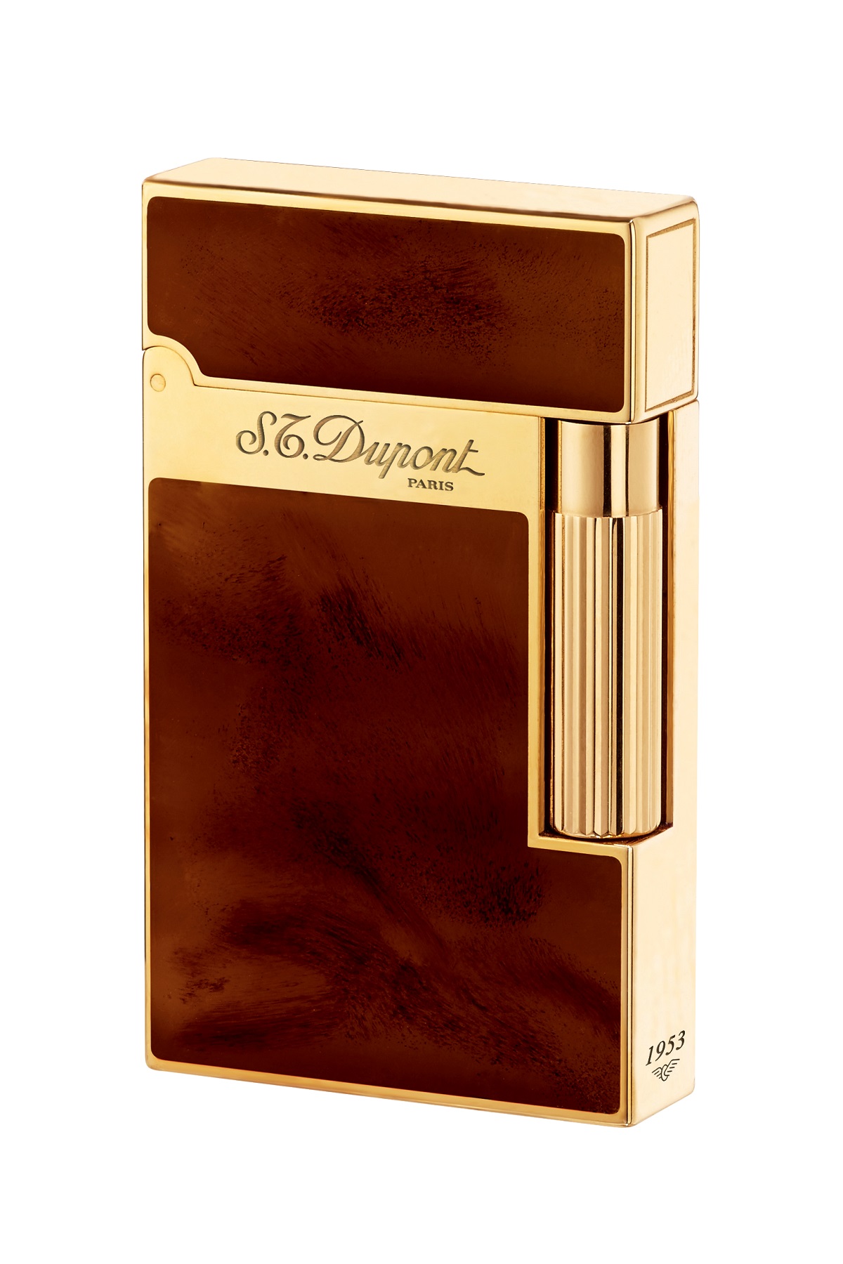 S.T. Dupont Lighter Ligne 2 Dark Brown Lacquer, Cigar corner