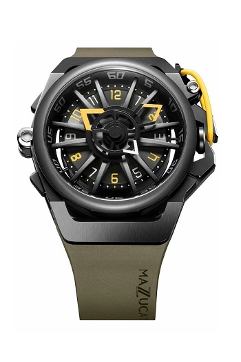 Mazzucato Reversible Automatic RIM Black Yellow