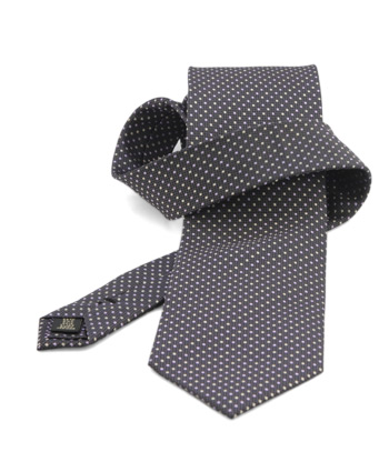 Multicolored Squares Dark Silk Tie