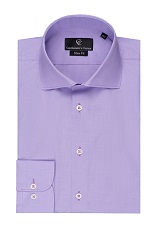 Purple Shirt - Button Cuff