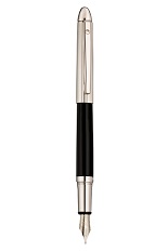 Waldmann Pocket Fountain Pen - Black Lacquer