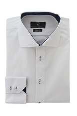 Archer White Shirt - Button Cuff