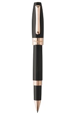Montegrappa Fortuna Rollerball Pen, Rose Gold Trim