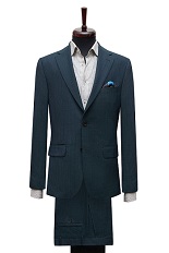 Gentlemen`s Corner Slim Fit Business Green Suit