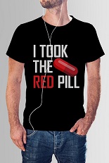 GC Black T-shirt - Red Pill