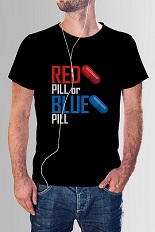 GC Black T-shirt - Red Pill or Blue Pill
