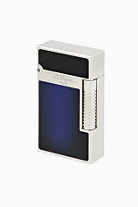 S.T. Dupont Le New Grand Lighter - Blue Chinese Lacquer and Palladium