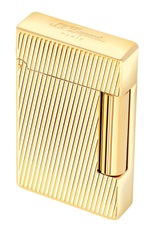 S.T. Dupont Lighter - Initial Diagonal Golden