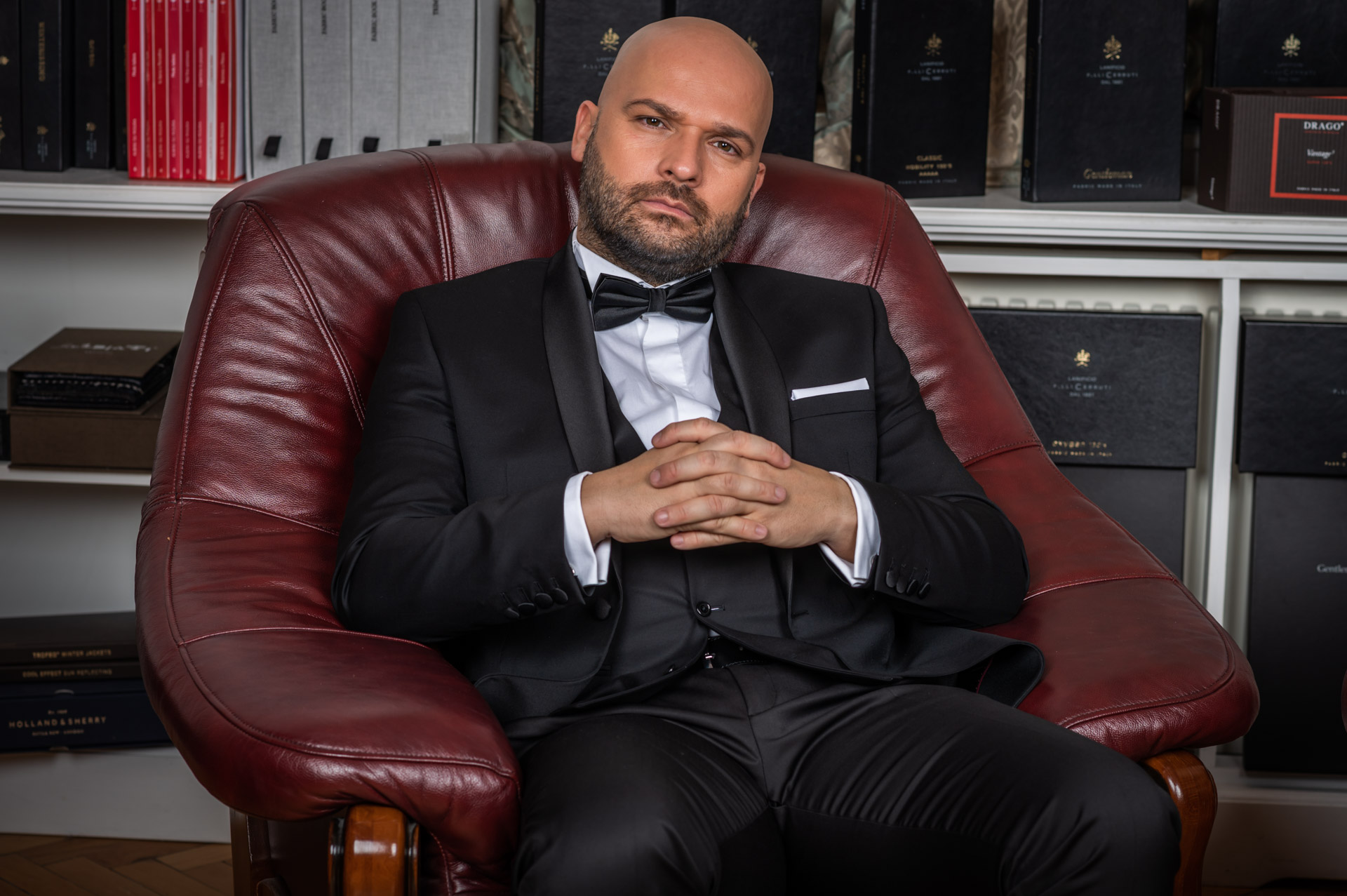 Smoking barbati Gentlemen`s Corner Black Tie