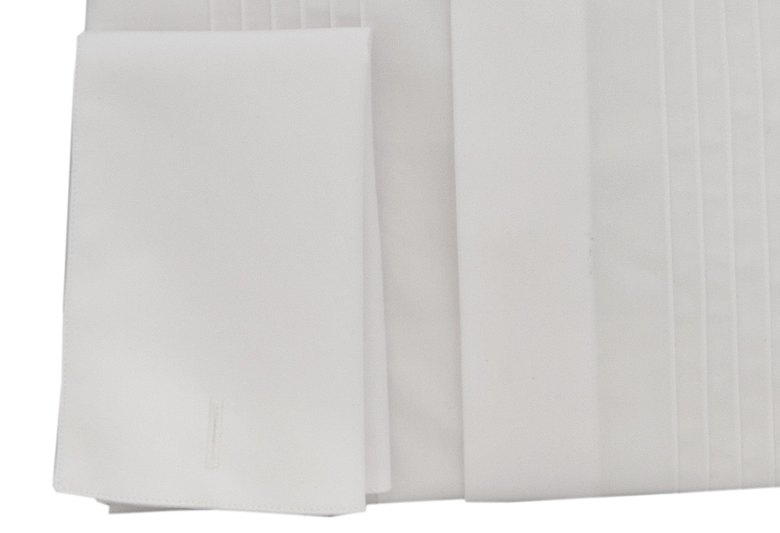 Camasa alba pentru papion Richard - manseta