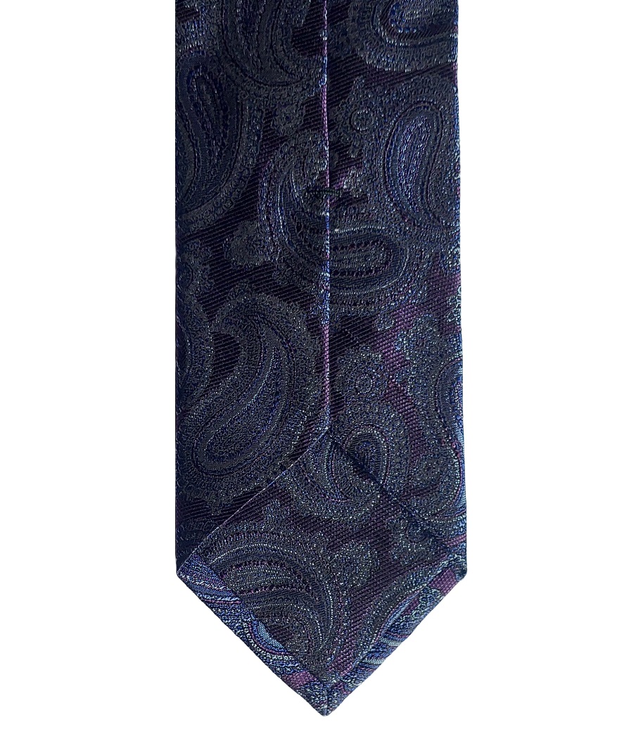 Cravata matase Jacquard grena Paisley Gentlemen`s Corner