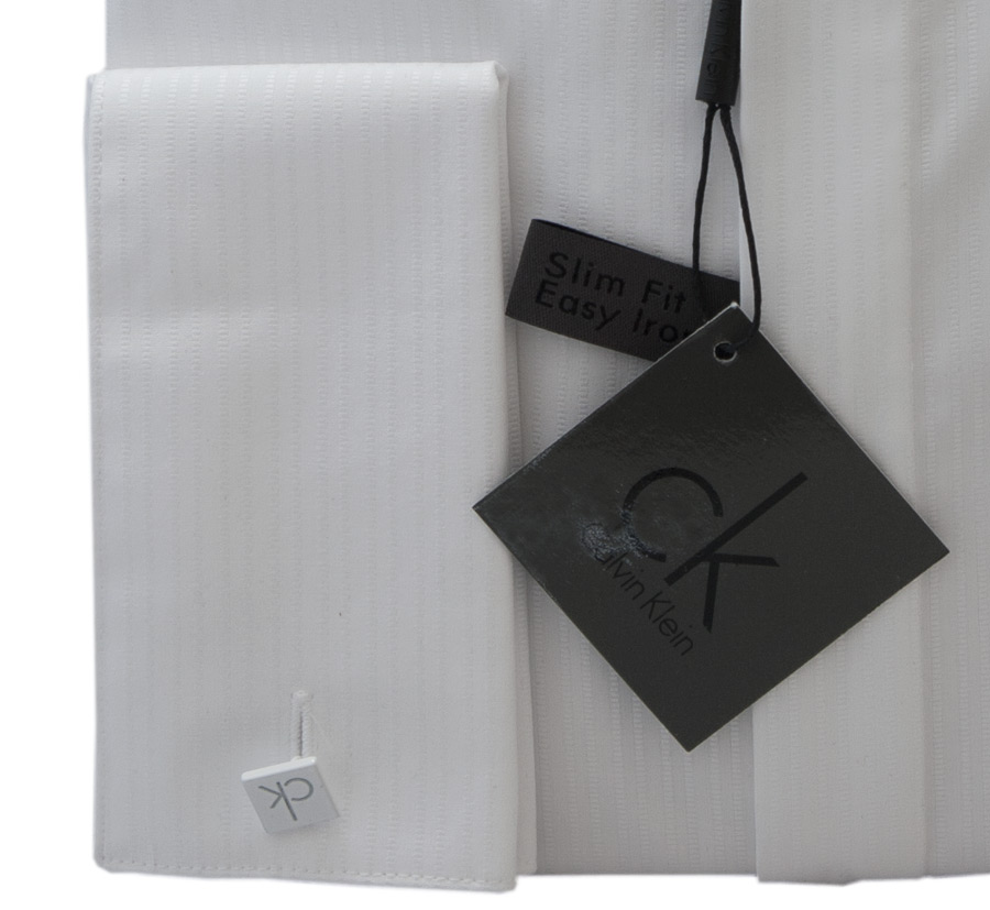 Camasa CK Calvin Klein - WHITE - manseta