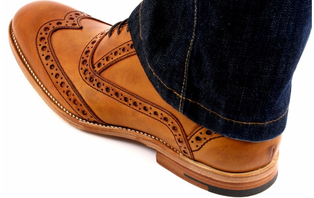 Pantofi Barker Grant - Cedar Calf