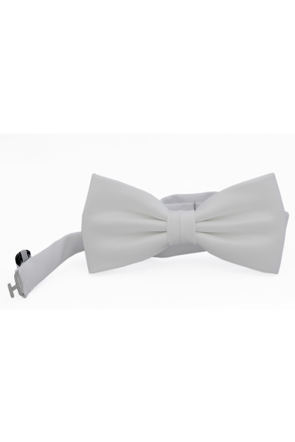 Papion satin alb Seroussi - NOU!