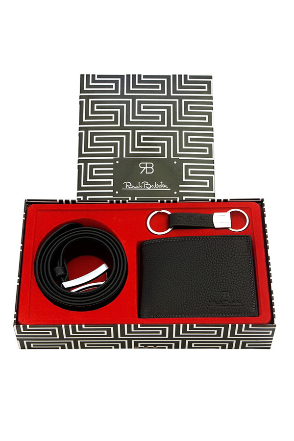 Set cadou portofel, curea si port chei - Renato Balestra