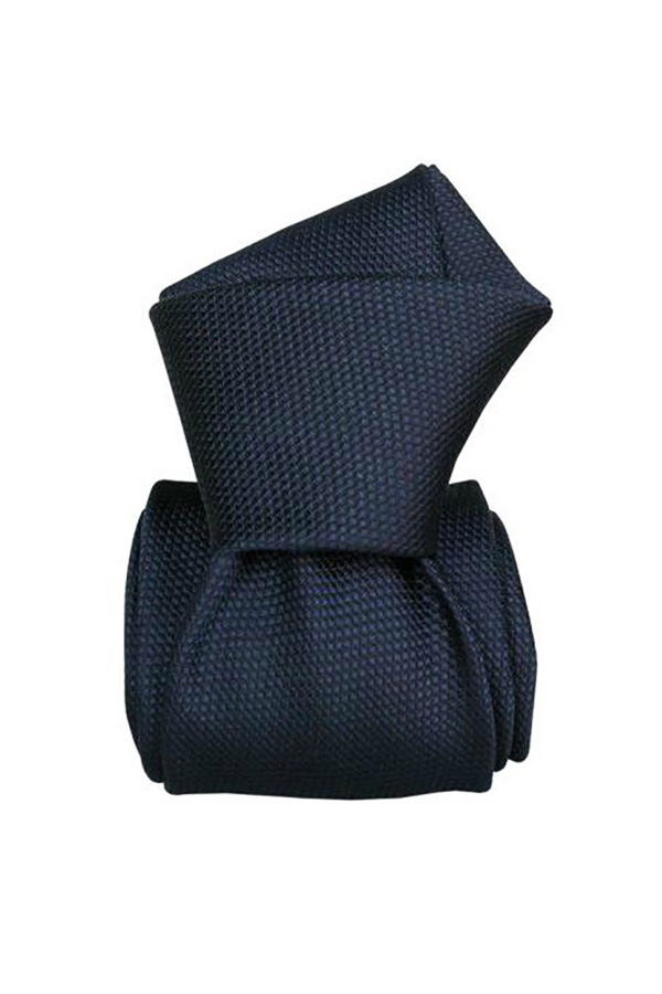 Cravata matase bleumarin texturat Gentlemen`s Corner Luxury - NOU!
