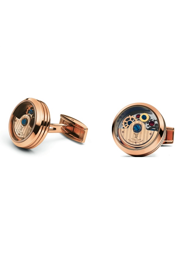 Butoni `Rotor` TF Est. 1968 - Rose Gold plated