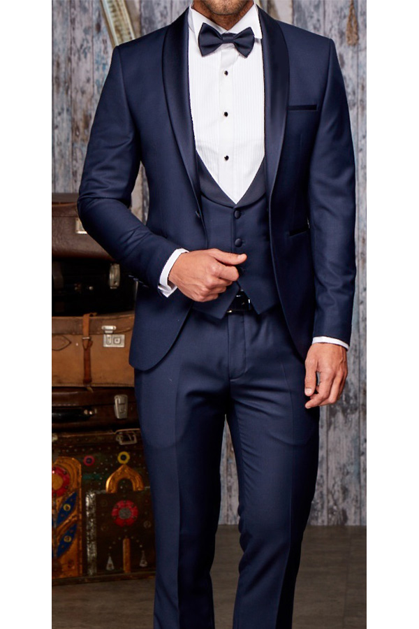 Costum ceremonie Slim Fit Gentlemen`s Corner - David Navy