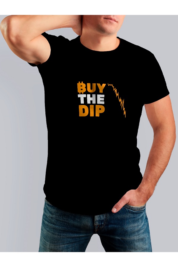 Tricou negru GC - Buy The Dip