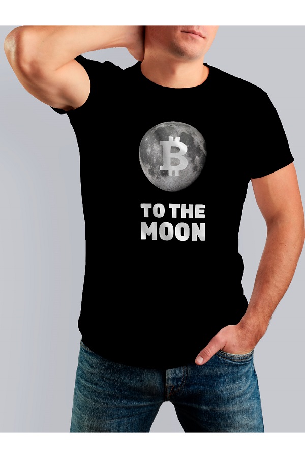 Tricou negru GC - To The Moon
