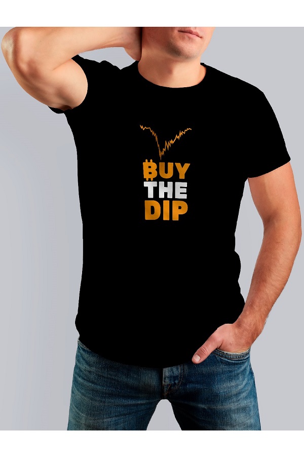 Tricou negru GC - Buy The Dip 2.0