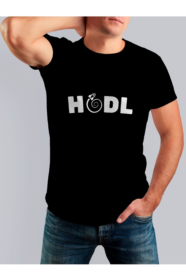 Tricou negru GC - HODL 2.0