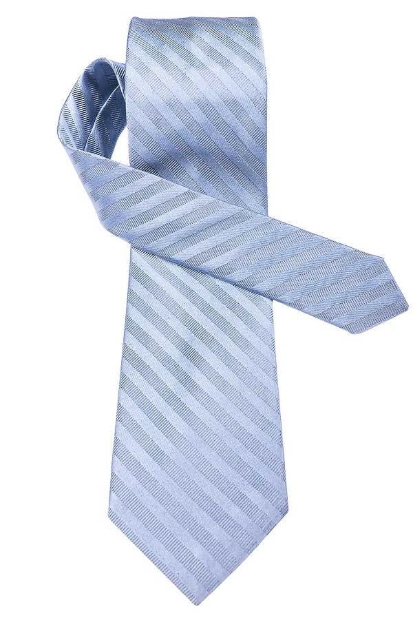 Cravata matase Bleu cu Dungi Gentlemen`s Corner
