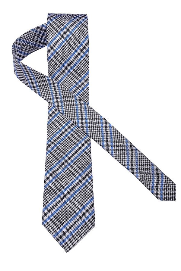 Cravata matase cu Model Geometric Gentlemen`s Corner